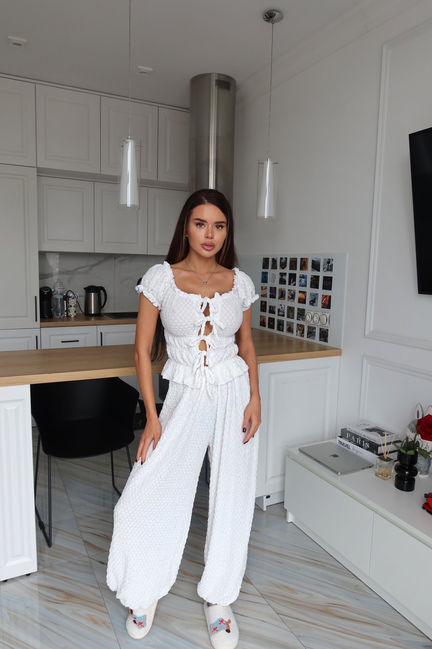 ПІЖАМА LUNA WHITE - KIVVI_UKRAINIAN_BRAND