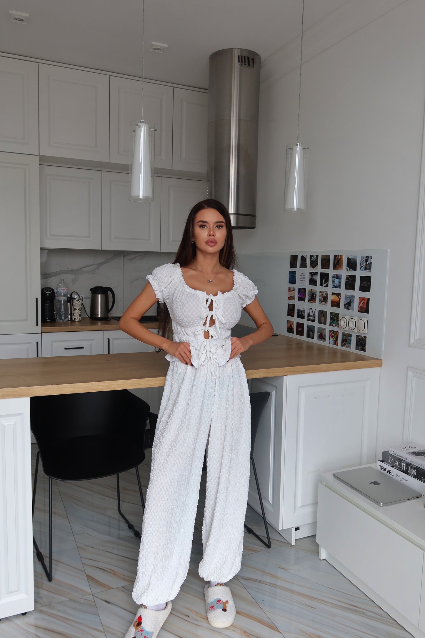 ПІЖАМА LUNA WHITE - KIVVI_UKRAINIAN_BRAND