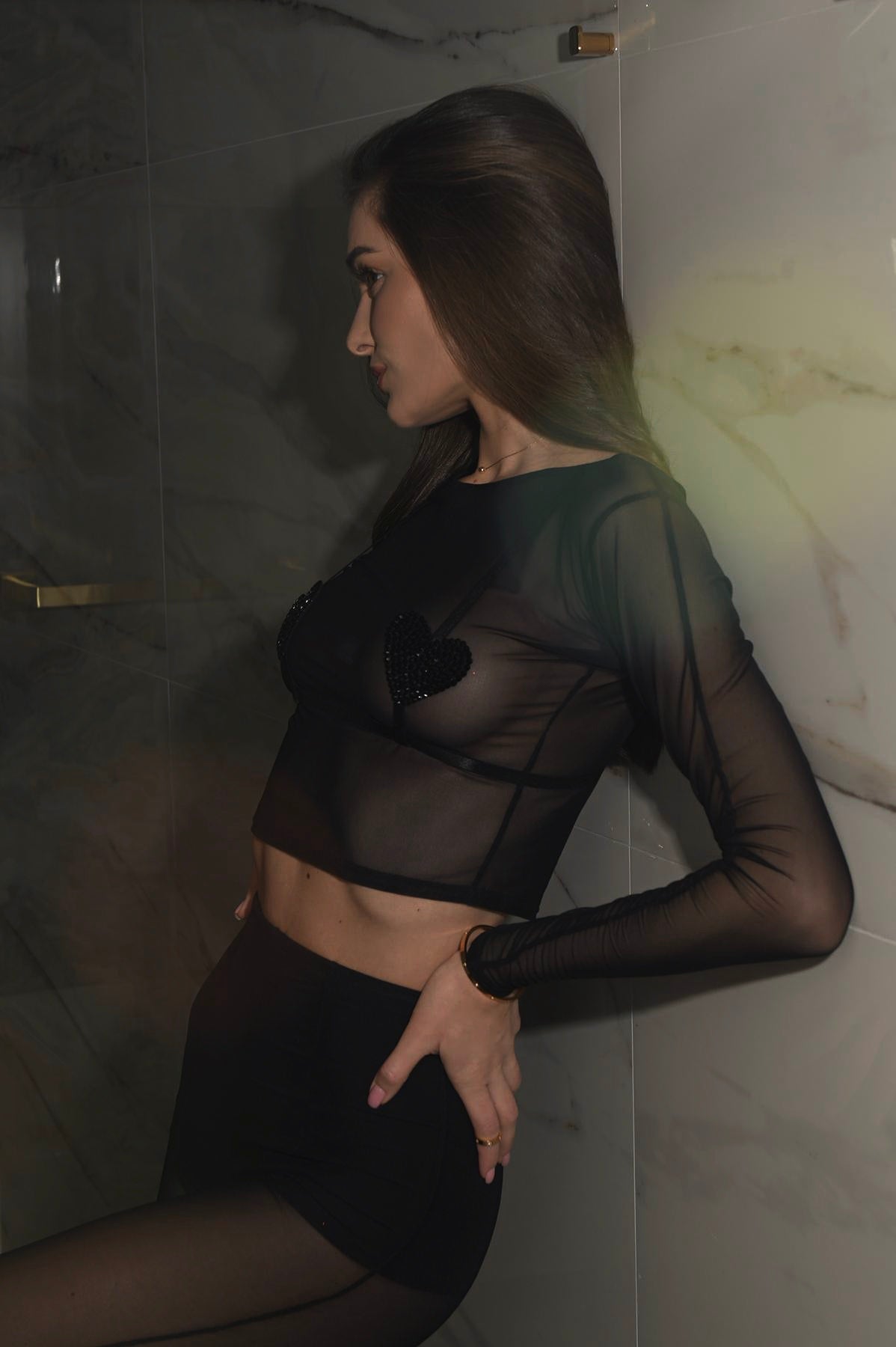 Топ із сітки чорний - My Store