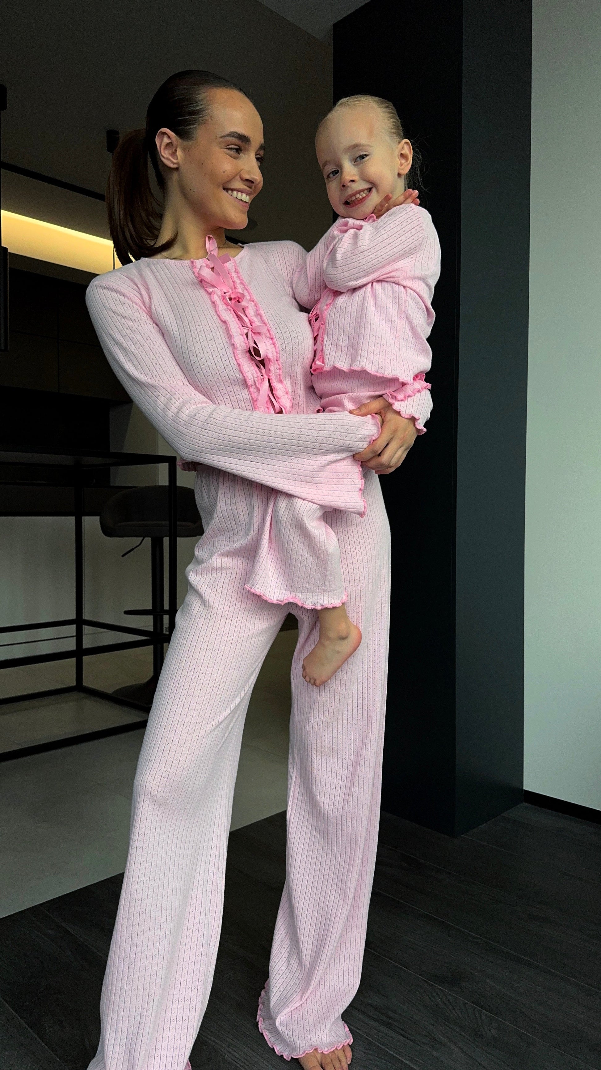 FAMILY LOOK JULIA PINK - KIVVI_UKRAINIAN_BRAND